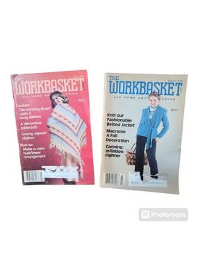 Vintage WORKBASKET Magazines July 1978 Aug 1980 Bundle